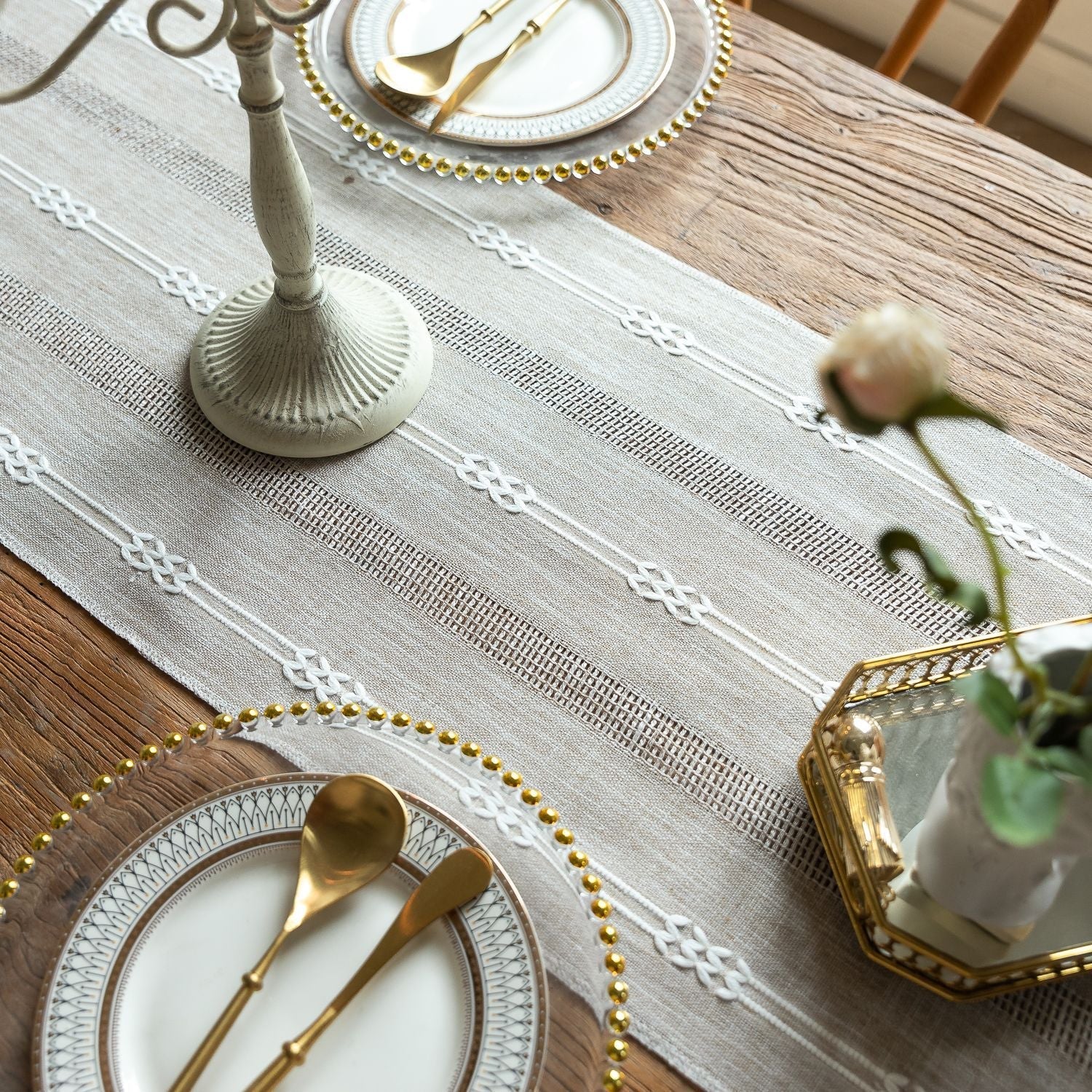 Bohemian Daydream Tassel Table Runner
