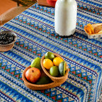 Bohemian Days Diamond Tassel Table Cloth