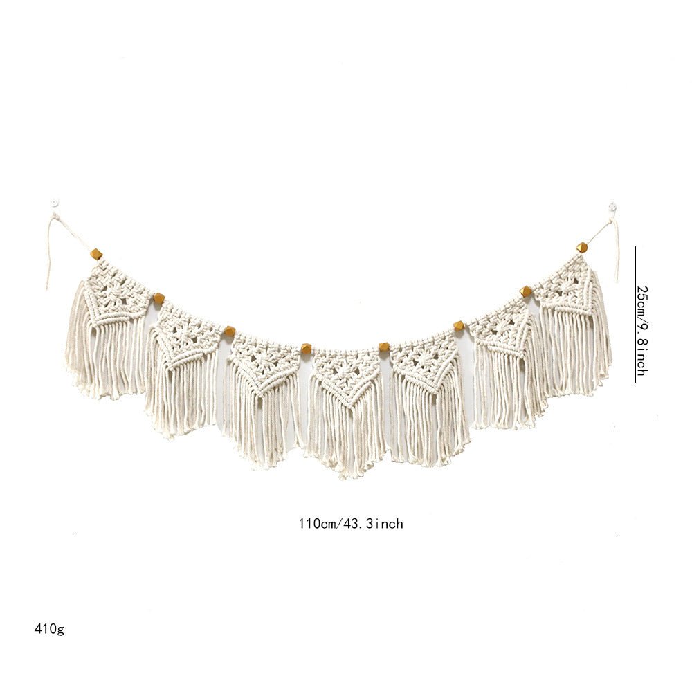 Bohemian Macrame Bunting Garland