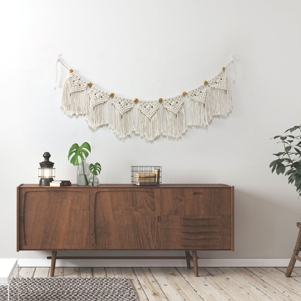 Bohemian Macrame Bunting Garland