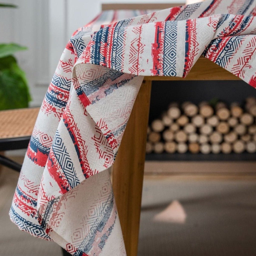 Bohemian Red Table Cloth