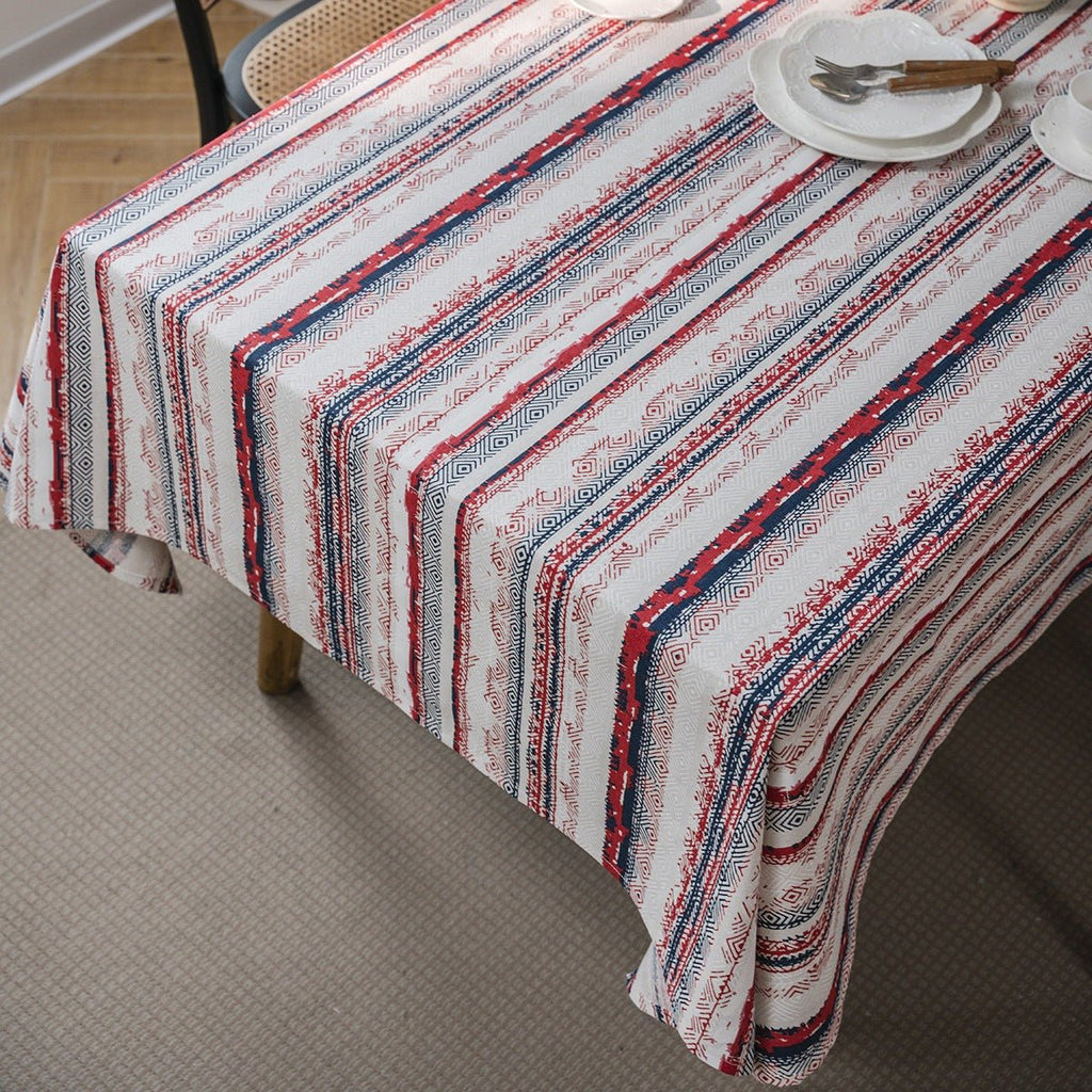 Bohemian Red Table Cloth