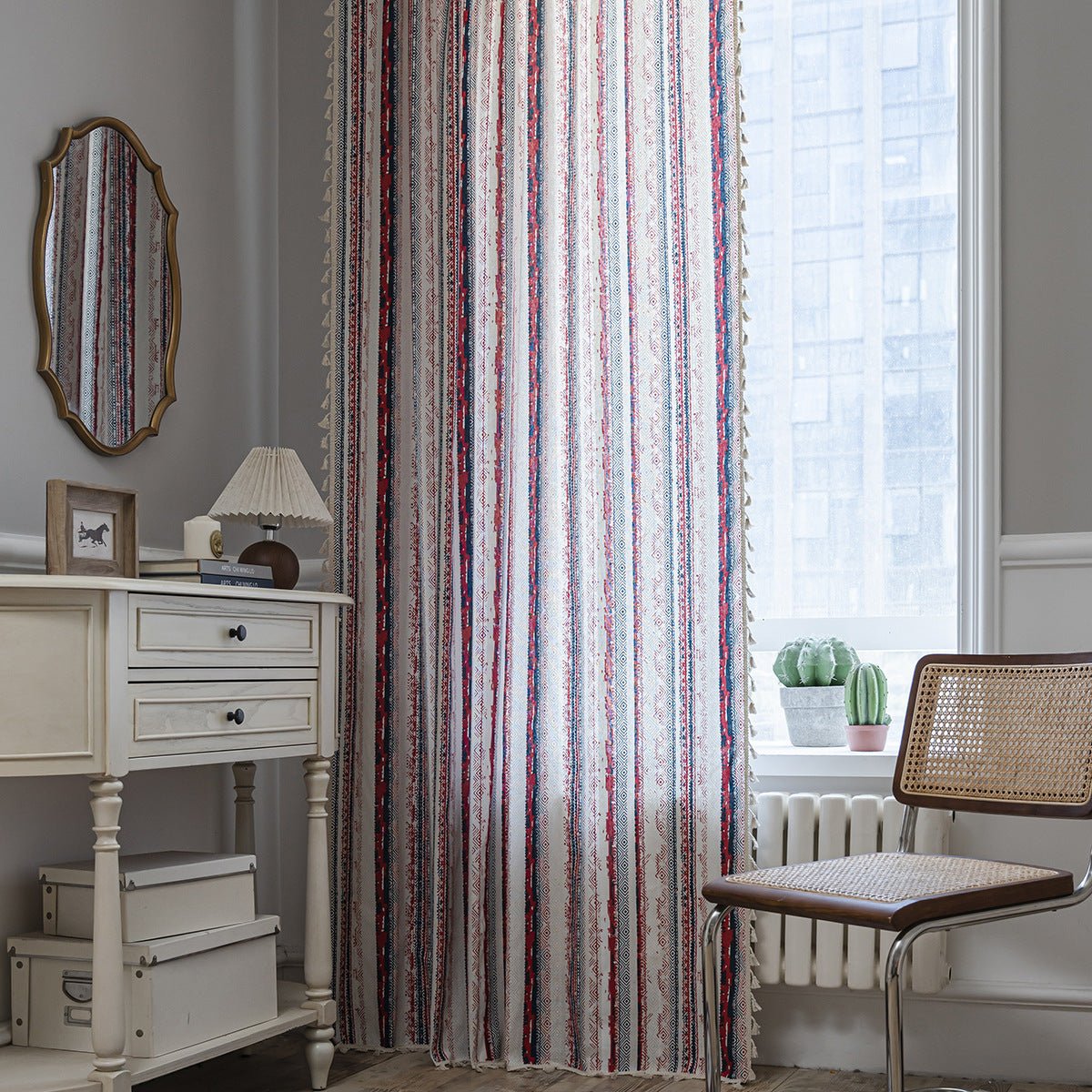 Bohemian Red Table Cloth