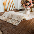 Bohemian Woven Tassel Table Runner