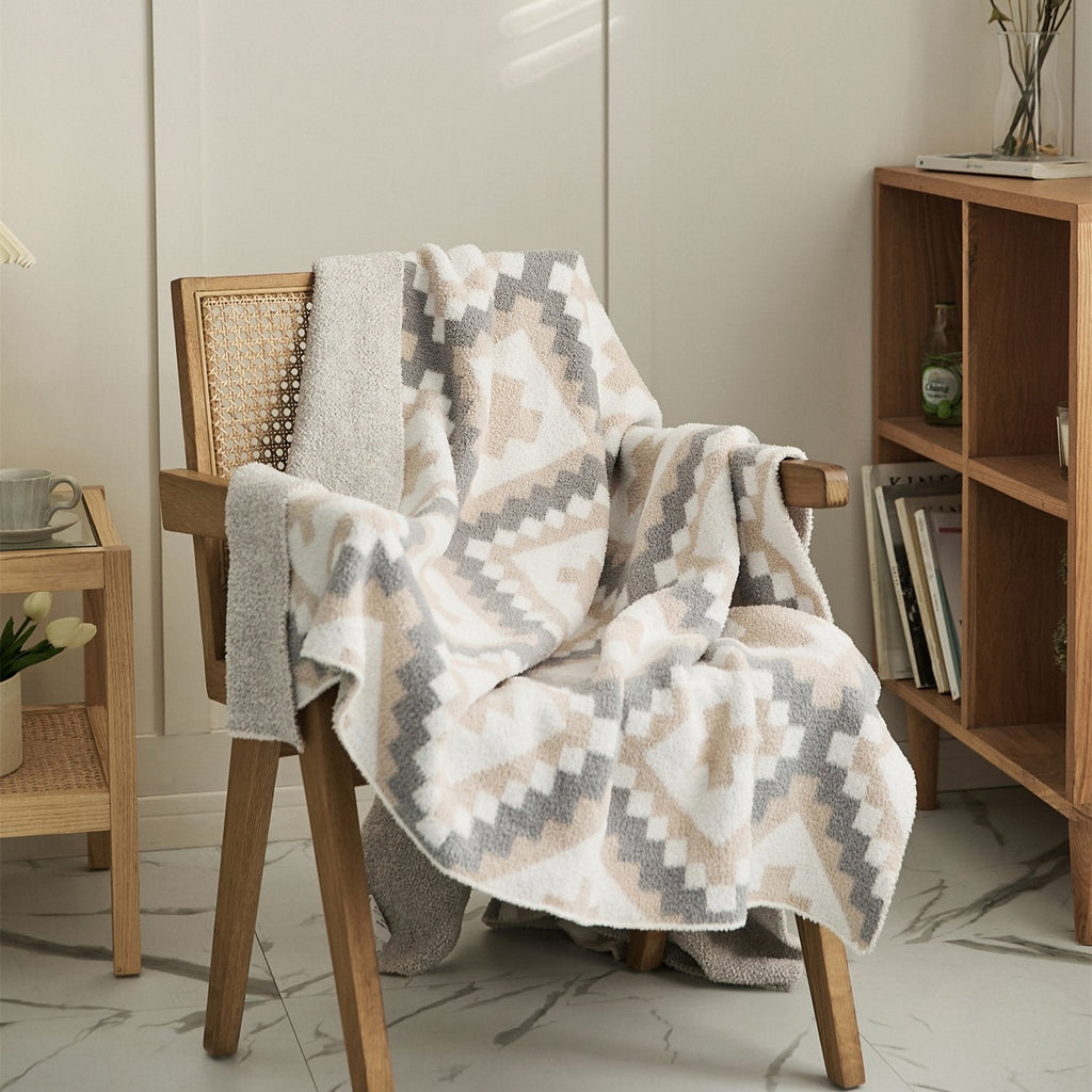 Bold Aztec Pattern Blanket
