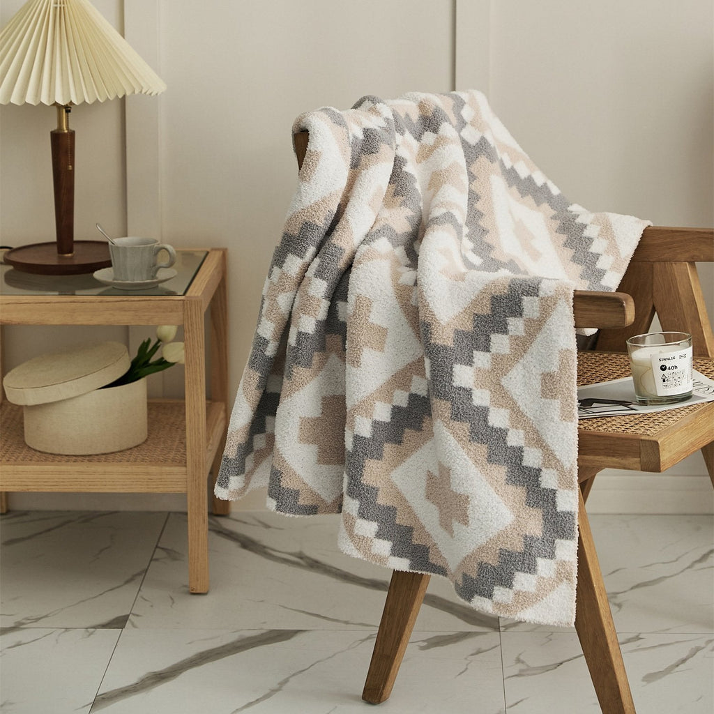 Bold Aztec Pattern Blanket