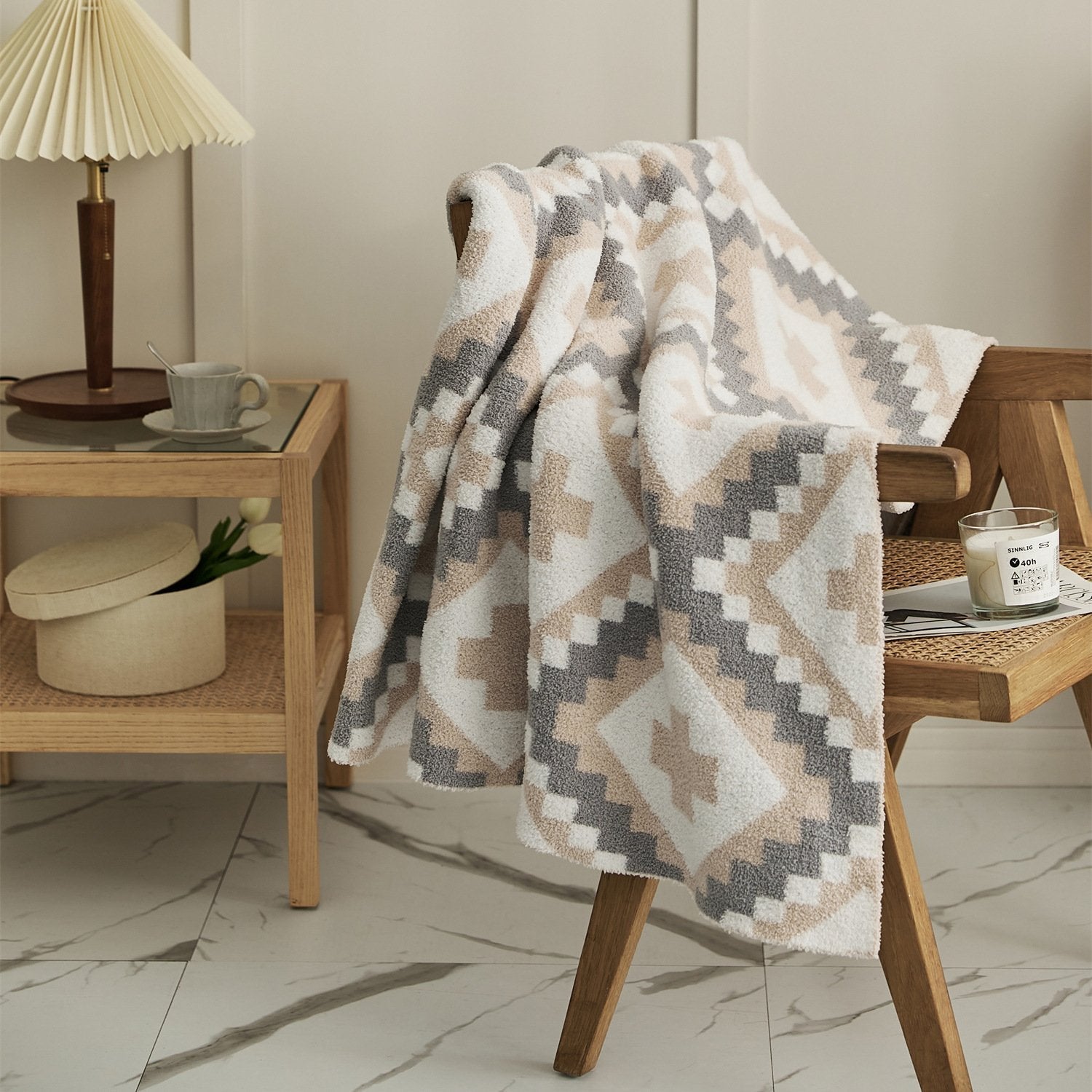 Bold Aztec Pattern Blanket