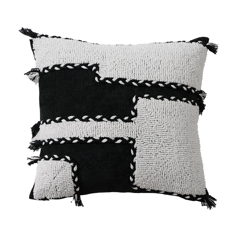 Bold Contrast Monochrome Cushion