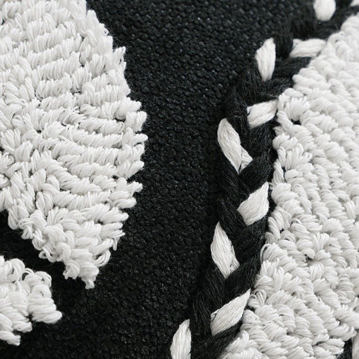Bold Contrast Monochrome Cushion
