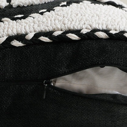 Bold Contrast Monochrome Cushion