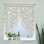 Botanical Weaves Macrame Curtain