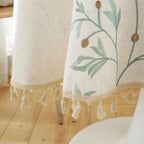 Breezy Round Tassel Table Cloth
