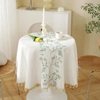 Breezy Round Tassel Table Cloth
