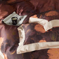 Burnt Orange Floral Bedding Set
