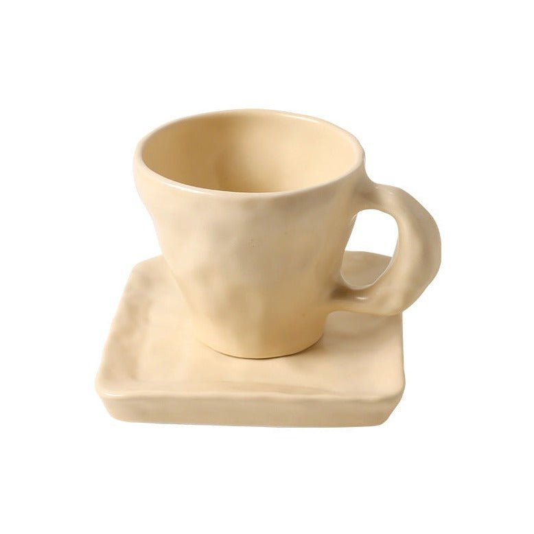 Butter Ceramic Cup Set