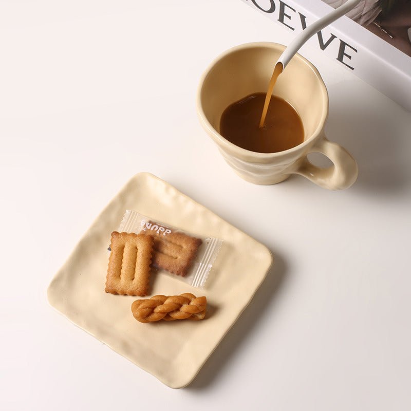 Butter Ceramic Cup Set