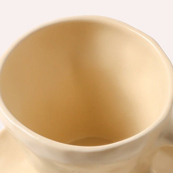 Butter Ceramic Cup Set