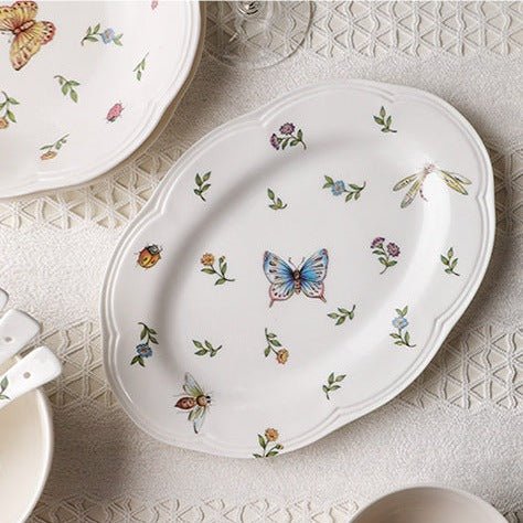 Vintage Butterfly Dinnerware