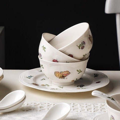 Vintage Butterfly Dinnerware