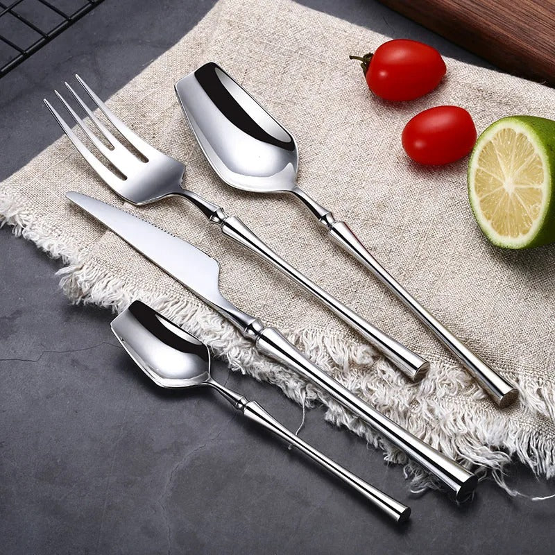Venice Silver Luxury Stainless Steel Cutlery Set