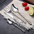 Venice Silver Luxury Stainless Steel Cutlery Set