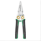 8 in 1 Wire Stripper Twister for Cutting and Pulling Wires Cable Scissors,Voltage Tester Pliers