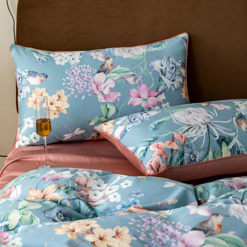 Regina Floral Ultra Soft Egyptian Cotton Bedding Set