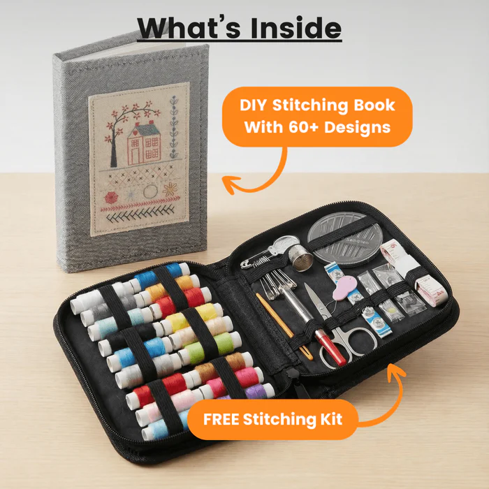 🧵DIY Embroidery Stitch Book