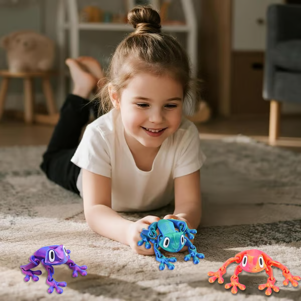 3D Printed Magnet Frog Toy
