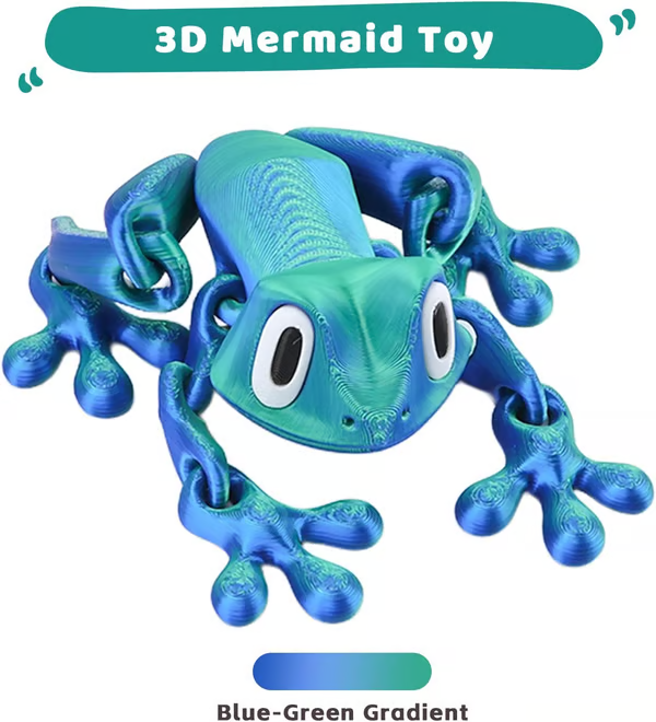 3D Printed Magnet Frog Toy