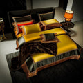 Onda Golden Luxury Embroidered Egyptian Cotton Bedding Set