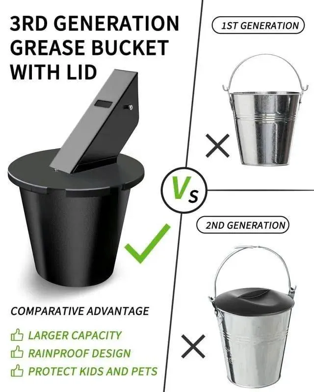 عرض خاص بمناسبة رأس السنة الجديدة 2025 ✨ دلو شحوم بغطاء