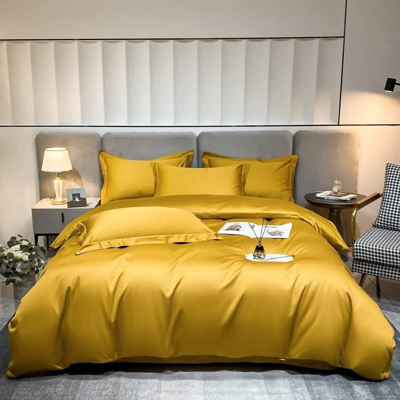 Neo Gold Silky Egyptian Cotton Bedding Set