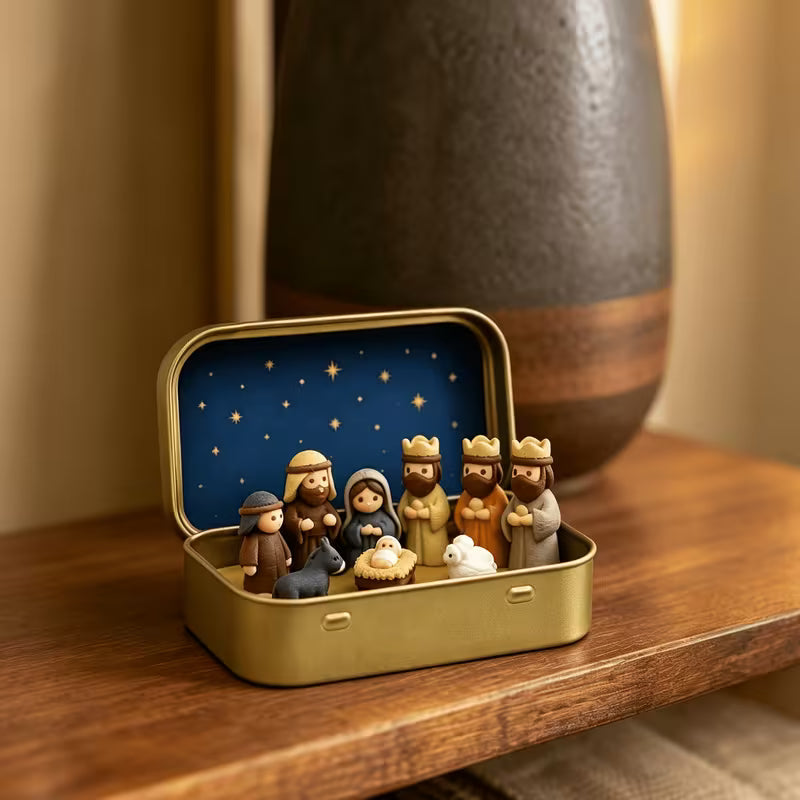 Advent Pocket Nativity Tin