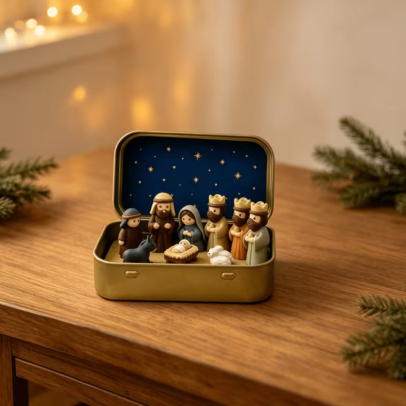 Advent Pocket Nativity Tin