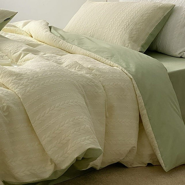 Cable Knit Bedding Set