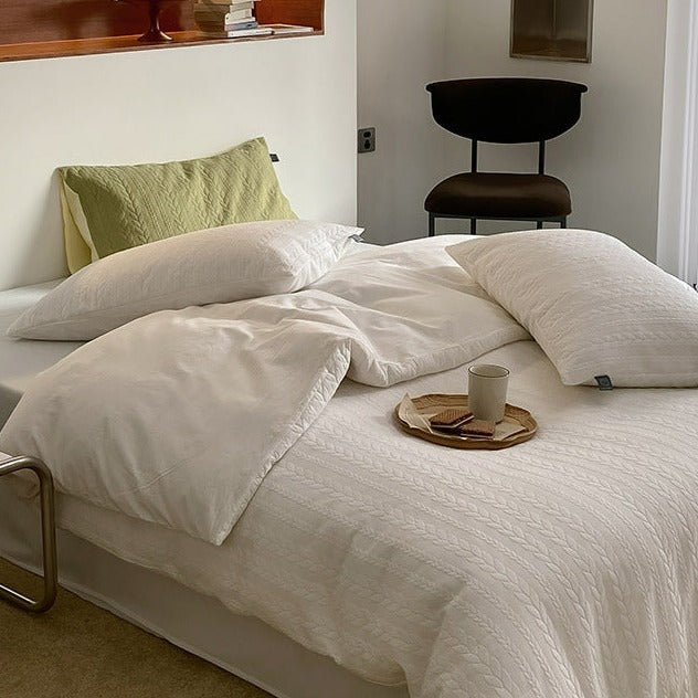 Cable Knit Bedding Set