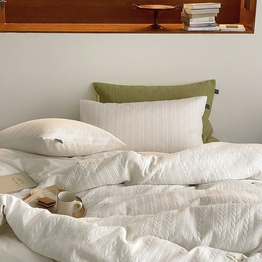 Cable Knit Bedding Set
