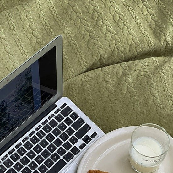 Cable Knit Bedding Set