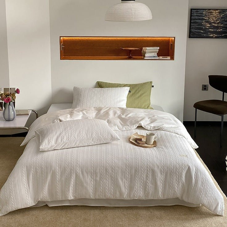Cable Knit Bedding Set