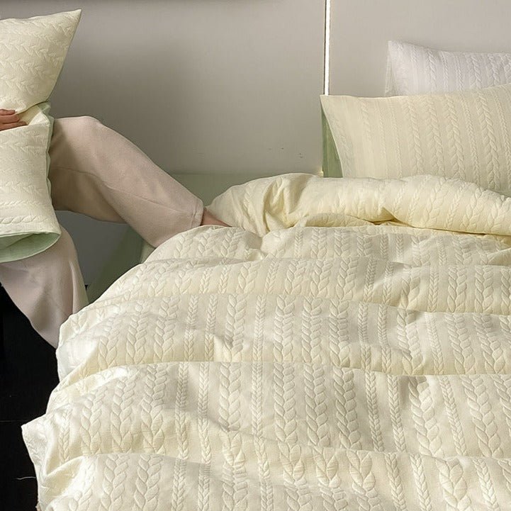 Cable Knit Bedding Set