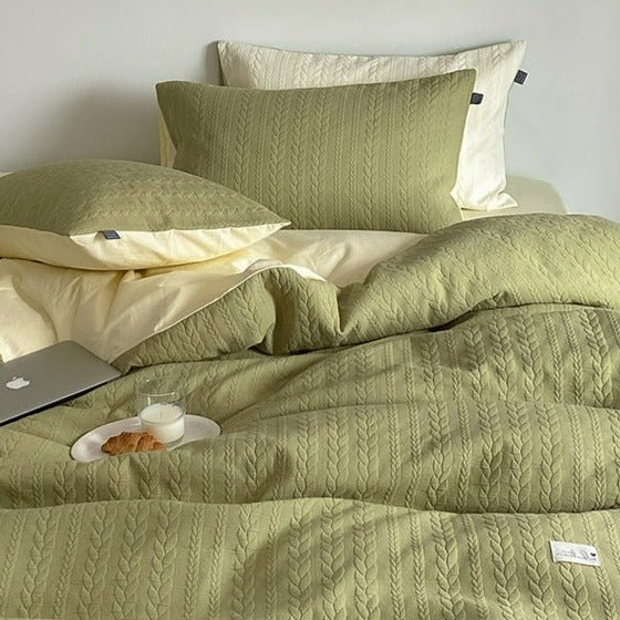 Cable Knit Bedding Set