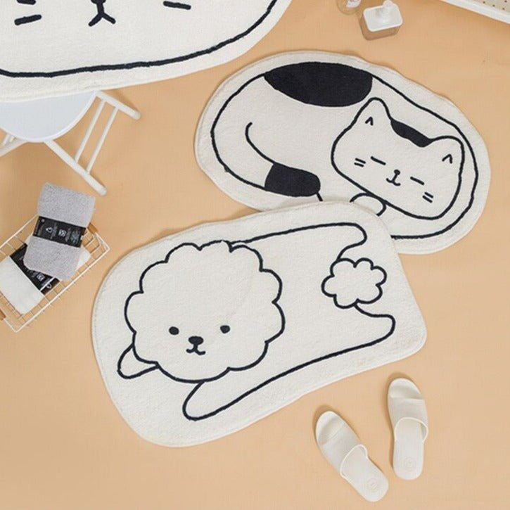 Cartoon Cuties Bath Mat Collection
