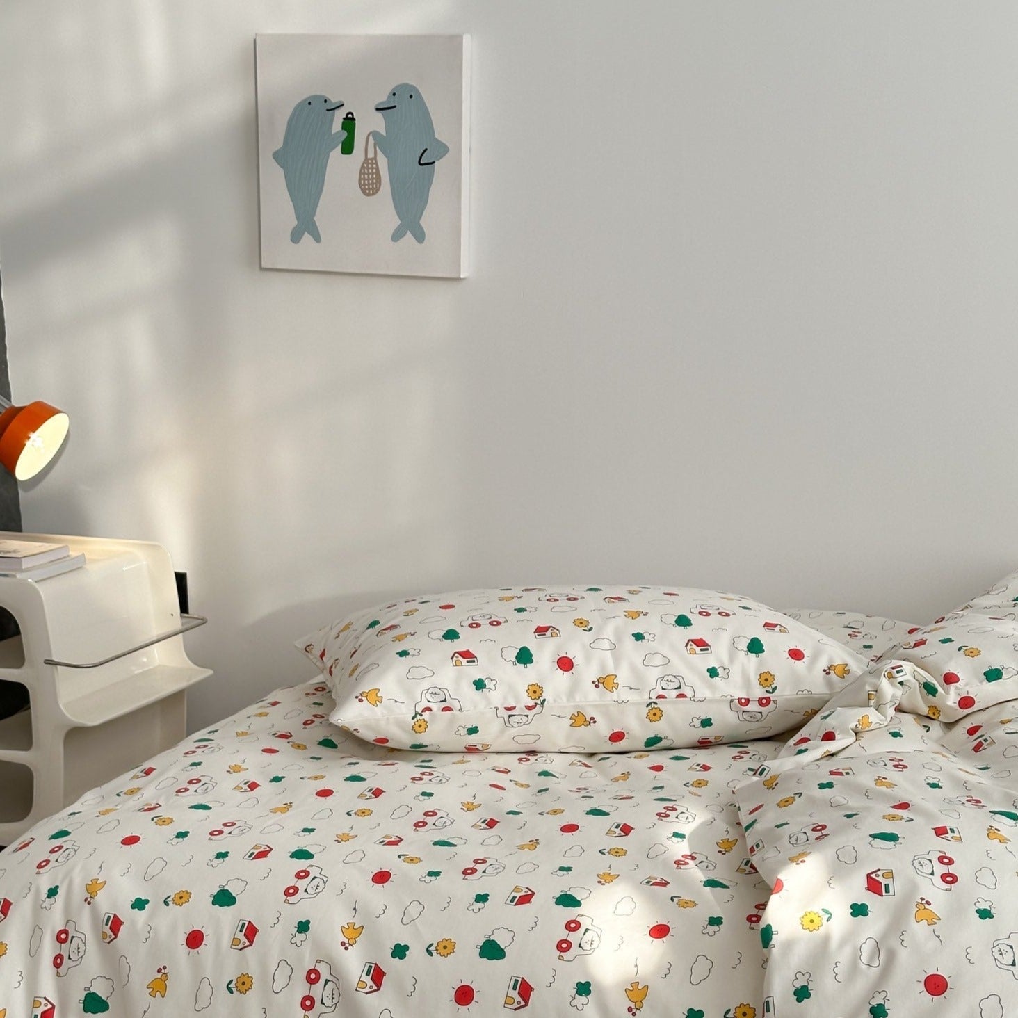 Cartoon Road Trip Bedding Set