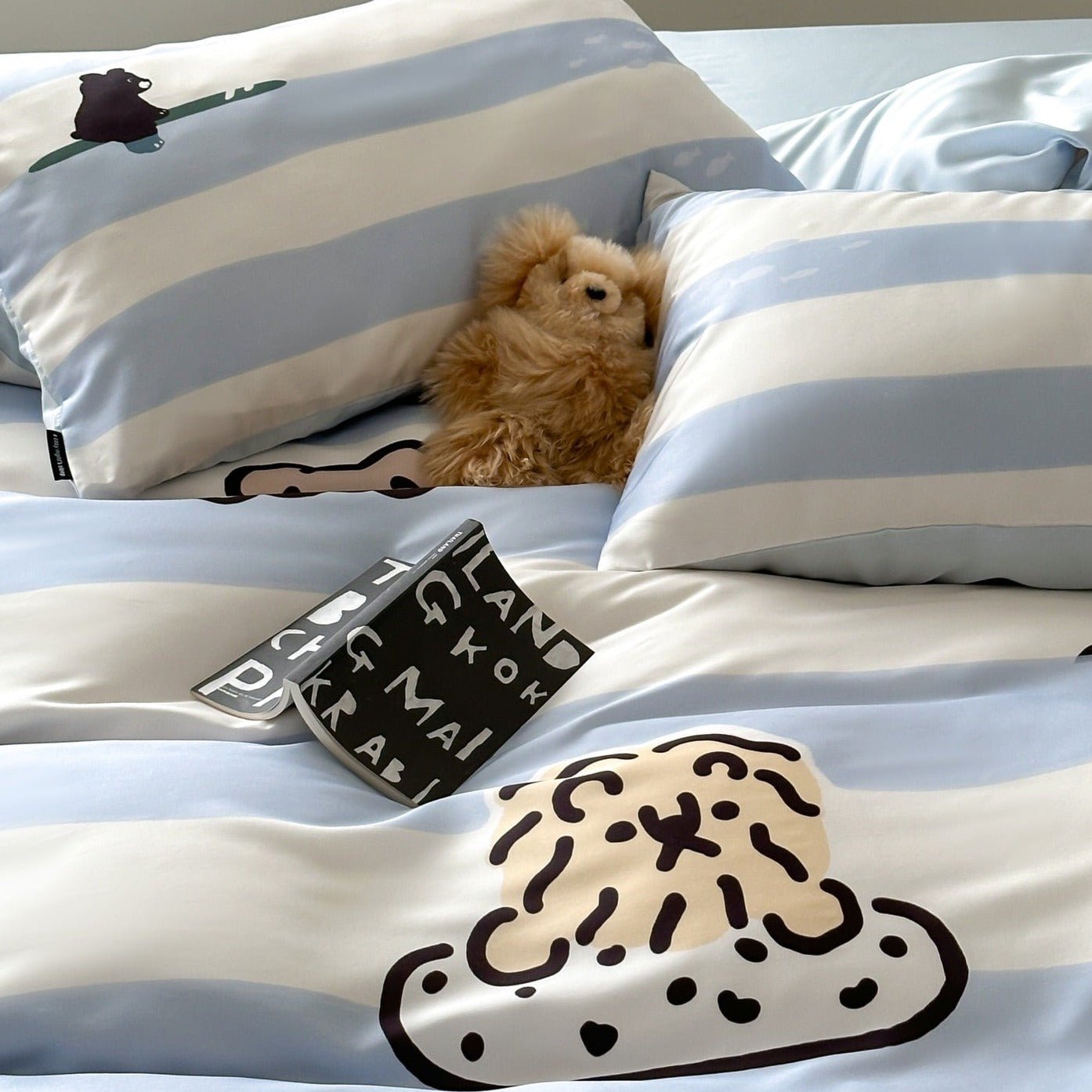 Cartoon Safari Bedding Set