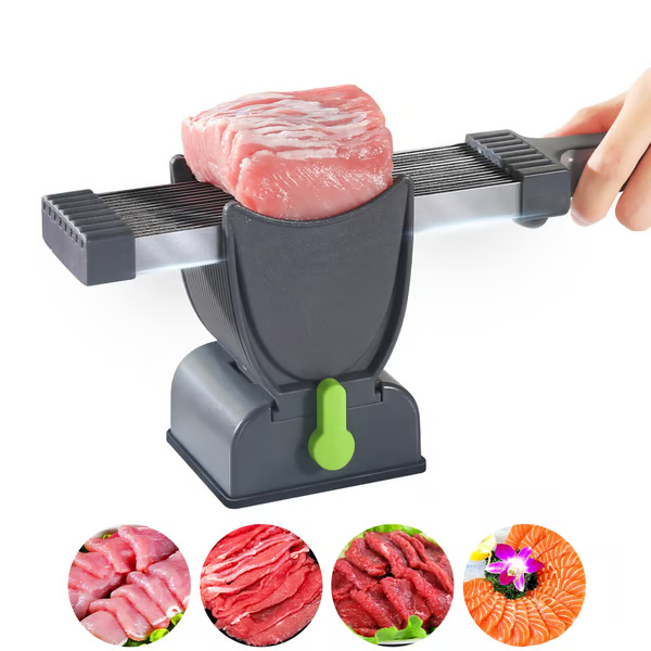 Meat Slicer For Fresh Raw Meat, 17-In-1 Stainless Steel Meat Cleaver Kitchen Knife