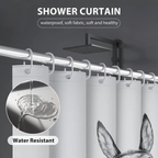 "Are You Pooping?" Donkey Shower Curtain