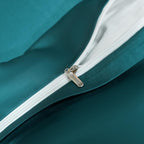Neo Green Silky Egyptian Cotton Bedding Set