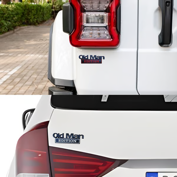 New Year Hot Sale  - Special Offer -🚗 Old Man Edition Car Emblem