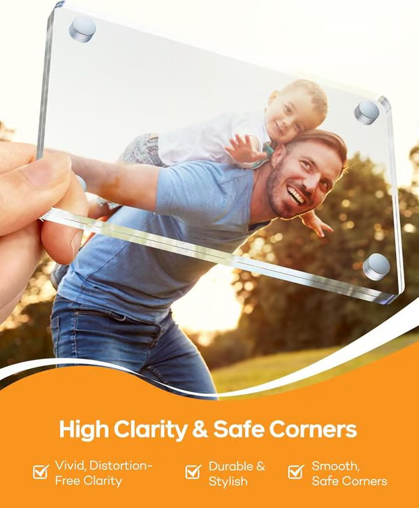 🔥2-Pack Vertical Car Sun Visor Photo Frame Clips